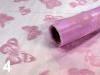 Organza šíře  48cm návin 5m motýlci neobšitá