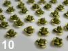 Růžička Ø12mm kovová cca 950-1000ks EXCELLENT