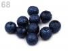 Voskované perly koule Ø 8mm vroubkované 500g