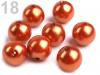 Korálky GLANCE plast kulička Ø15mm    10g voskované