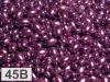 Voskované perly oválek  8x12mm hladké 100g