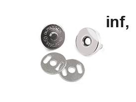 Magnetické zapínání Ø18 mm nikl