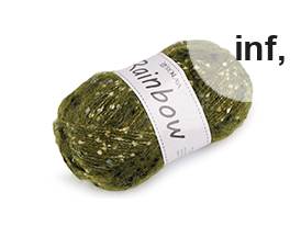 Pletací příze mohérová Rainbow 100 g