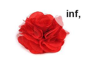 Brož / ozdoba růže Ø9 cm