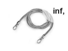Řetízek na kabelky s karabinou délka 120 cm