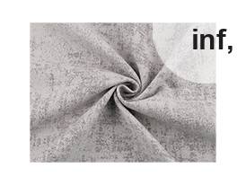 Dekorační potahová látka s žinylkovou strukturou