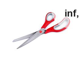 Krejčovské nůžky Marlen s mikrozoubky délka 25 cm