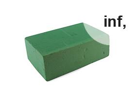 Aranžovací hmota Florex pro mokré aranžování 7x10x20 cm cihla