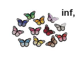 Nažehlovačka motýl