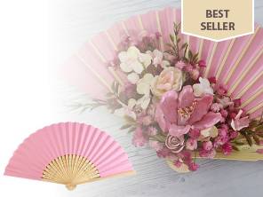 Vějíř papírový k domalování 21x36 cm