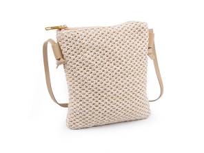 Kabelka malá  / croossbody s macrame strukturou