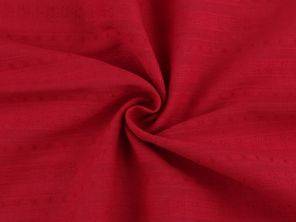 Bavlněná látka / plátno s krajkovým efektem
