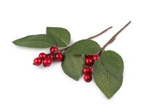 Umělá větvička s šípky, cesmína na drátku