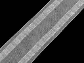 Záclonovka šíře 80 mm s poutky na kovové háčky