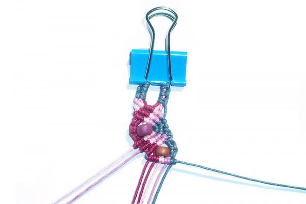 Micro macramé náramek 