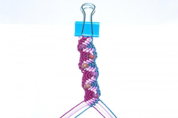 Micro macramé náramek 