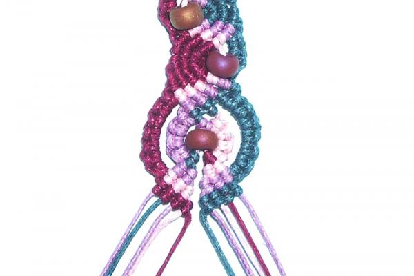 Micro macramé náramek 