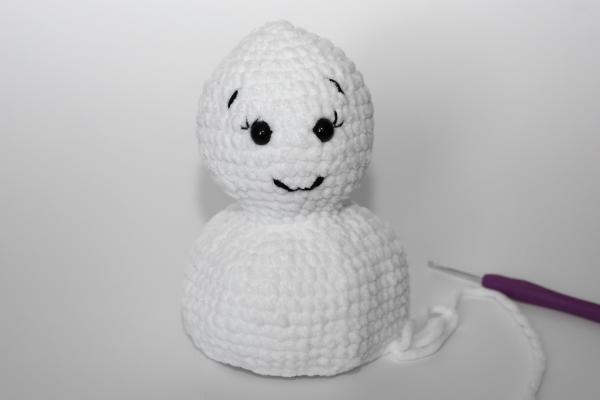 Uháčkujte si sněhuláka