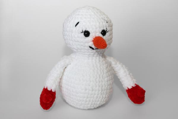 Uháčkujte si sněhuláka