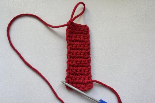 Háčkovaná taška Sněhulák