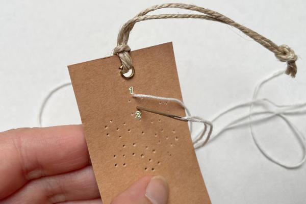 Jak jednoduše vyšít vločku na přání