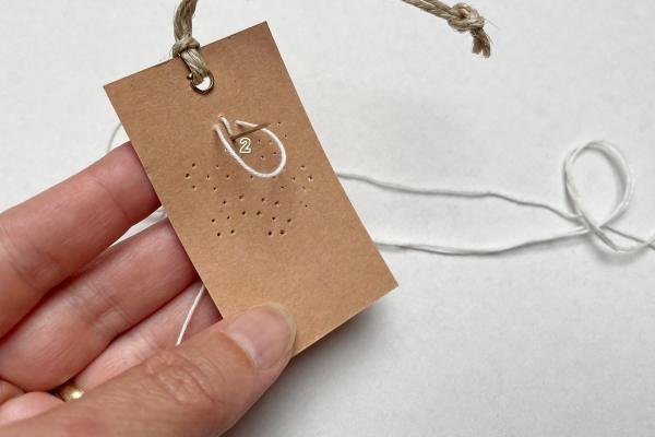 Jak jednoduše vyšít vločku na přání