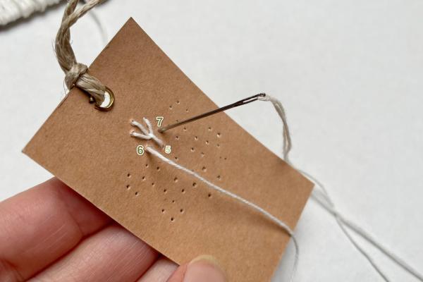 Jak jednoduše vyšít vločku na přání