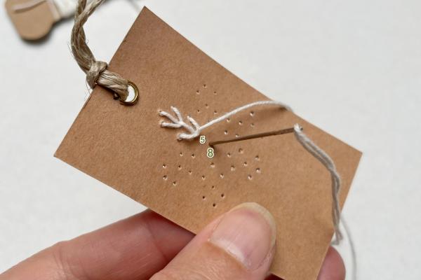 Jak jednoduše vyšít vločku na přání