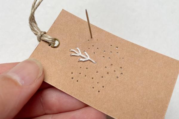 Jak jednoduše vyšít vločku na přání