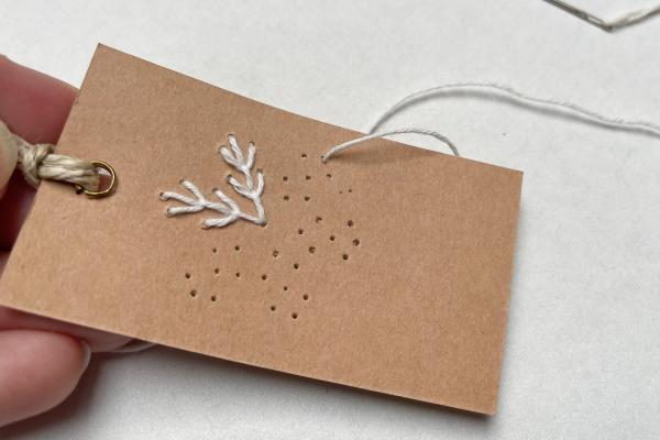 Jak jednoduše vyšít vločku na přání