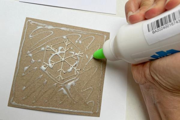 Jak jednoduše vyšít vločku na přání