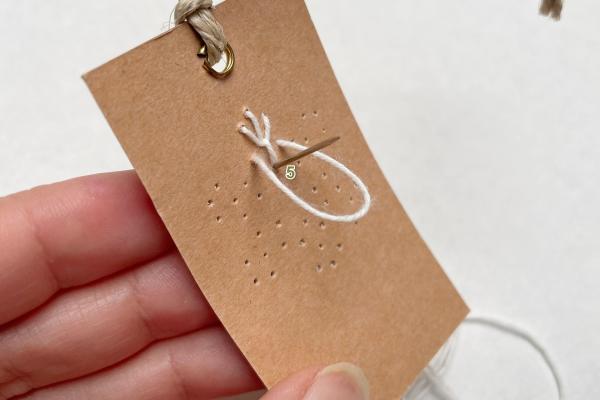 Jak jednoduše vyšít vločku na přání