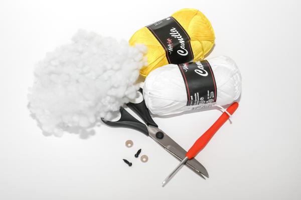 Uháčkujte si veselou husu s dlouhým krkem