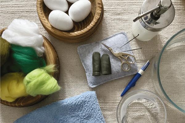 Plstěná velikonoční vajíčka