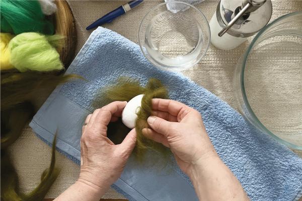 Plstěná velikonoční vajíčka