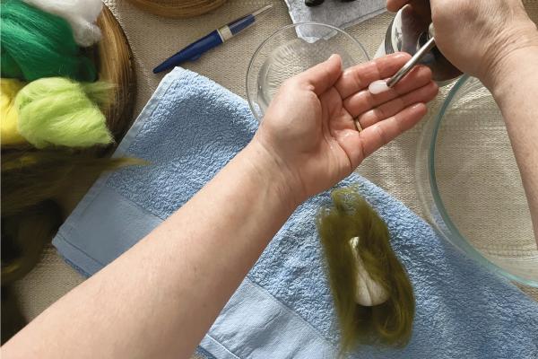 Plstěná velikonoční vajíčka