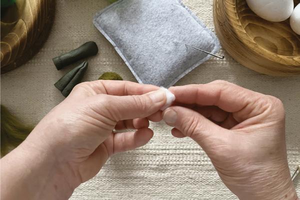 Plstěná velikonoční vajíčka