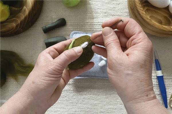 Plstěná velikonoční vajíčka