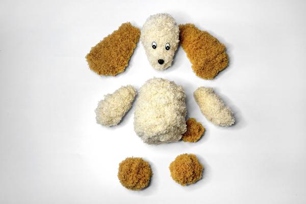 Vyrobte si pejska z chlupatých drátků