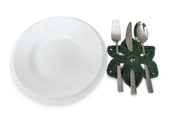 Háčkované květinové prostírání 