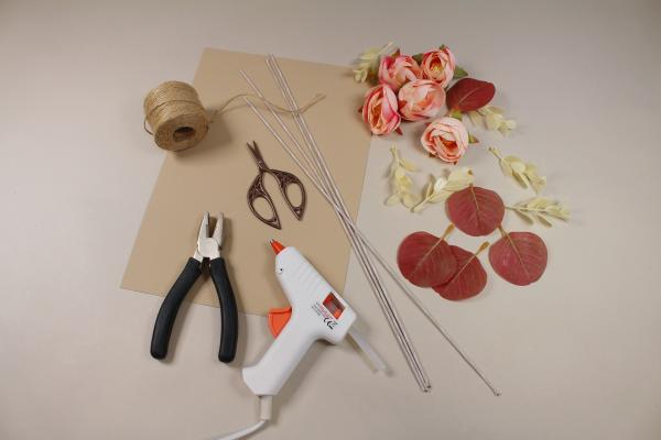 Vyrobte si přání s něžnou kyticí