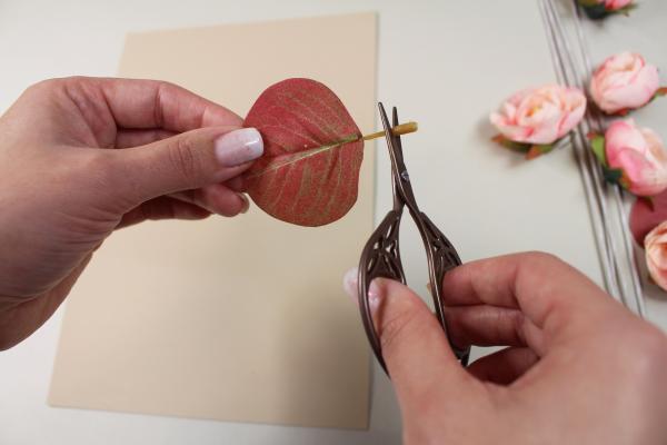 Vyrobte si přání s něžnou kyticí