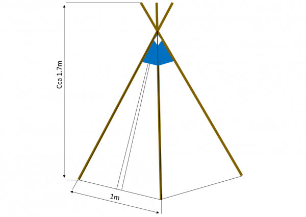 Teepee stan do pokojíčku