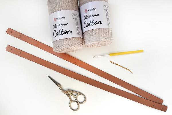 Jednoduchá háčkovaná kabelka ze 4 obdélníků