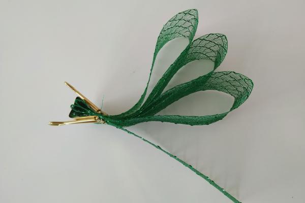 Vánoční ozdoba z bambulek 