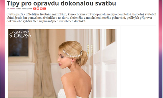 Tipy pro opravdovou svatbu