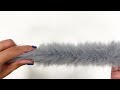Všívací oděvní / dekorační kožešina kulatá šíře 5 cm