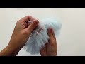 Našívací / všívací tylový volánek k výrobě Tutu sukní šíře 11 cm