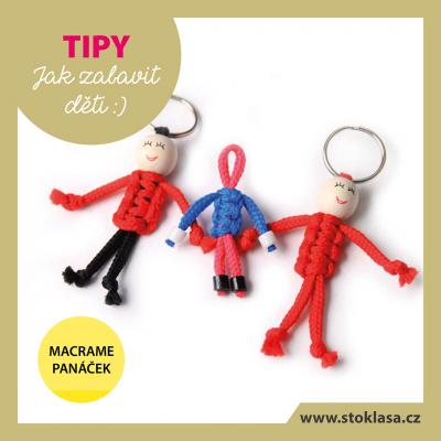 Tip - macrame panáček